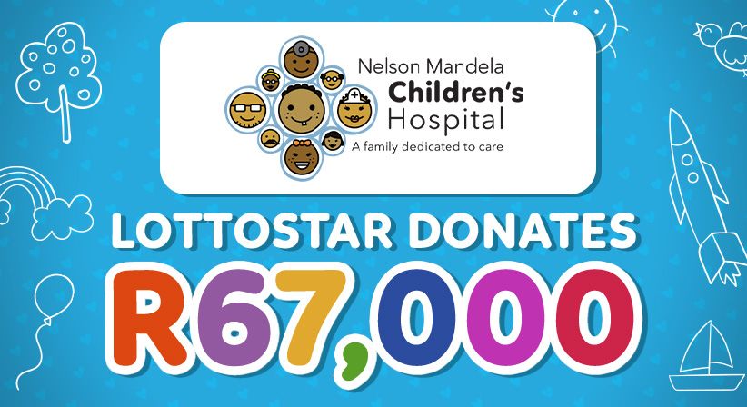 Lottostar 向纳尔逊·曼德拉儿童医院捐赠了67,000南非兰特用于两台手术！